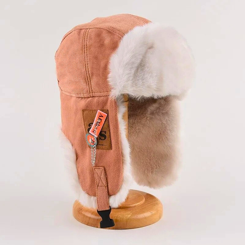 Frontier Faux Fur Lined Trapper Hat