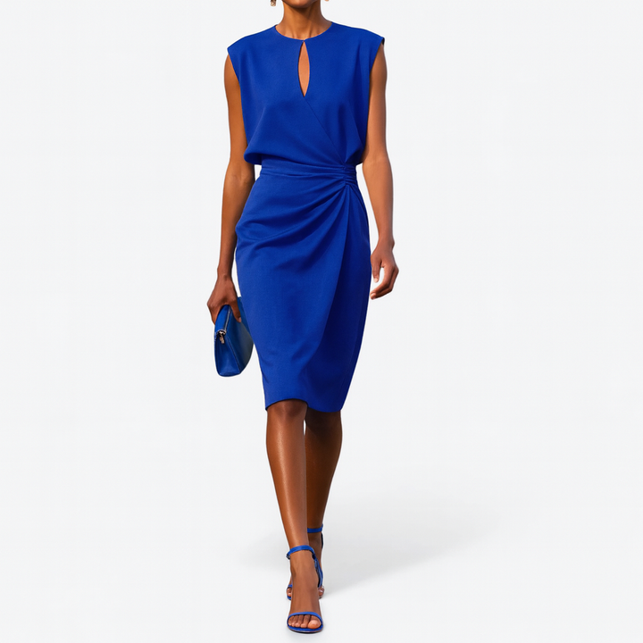 Mirev Fitted Midi Dress