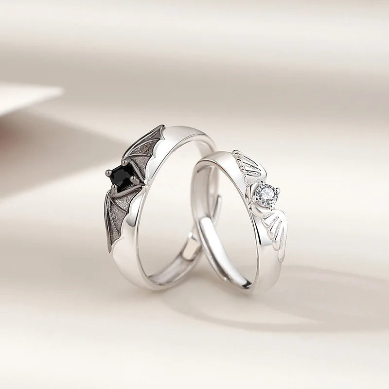 Celestial Adjustable Crystal Ring Set