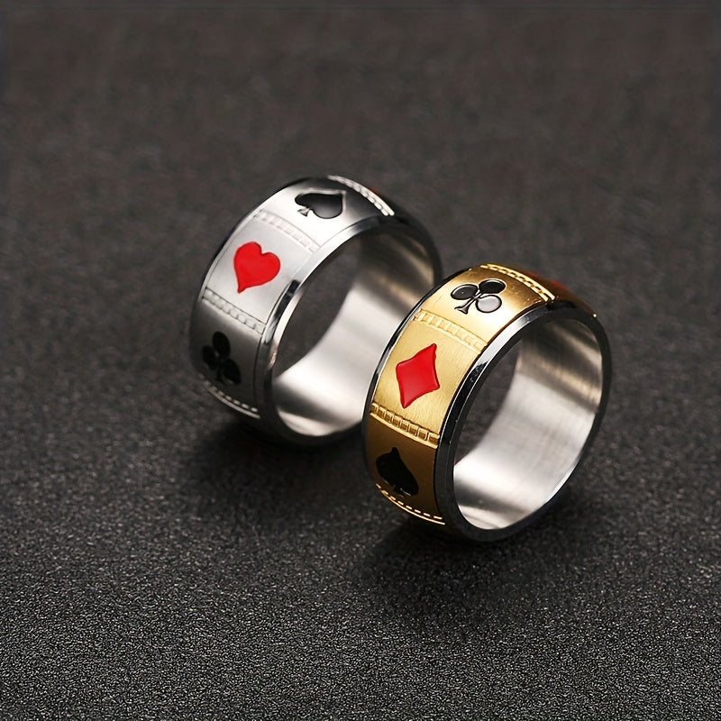 Gambit Stainless Steel Spinner Ring