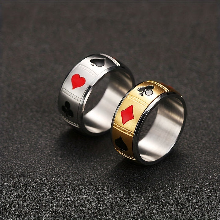 Gambit Stainless Steel Spinner Ring