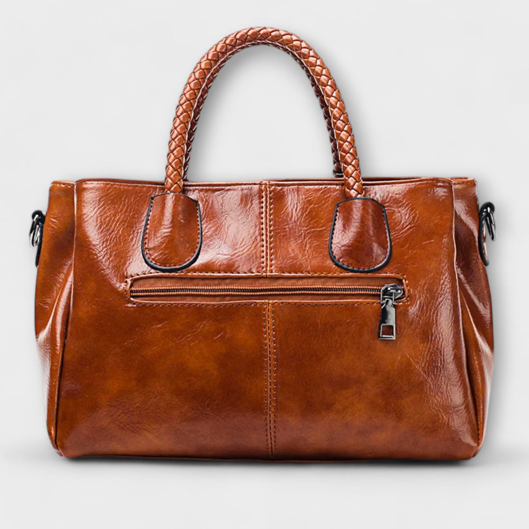Marcella Braided Handle Handbag