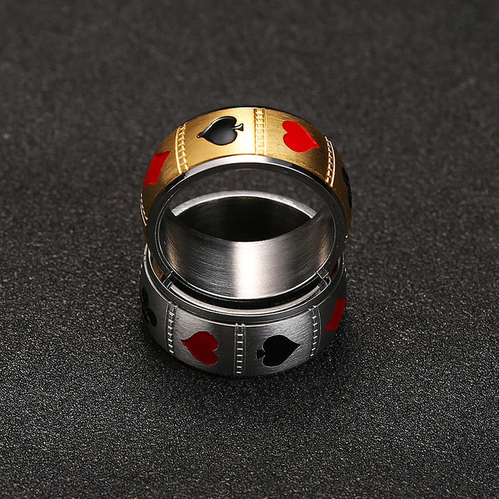 Gambit Stainless Steel Spinner Ring