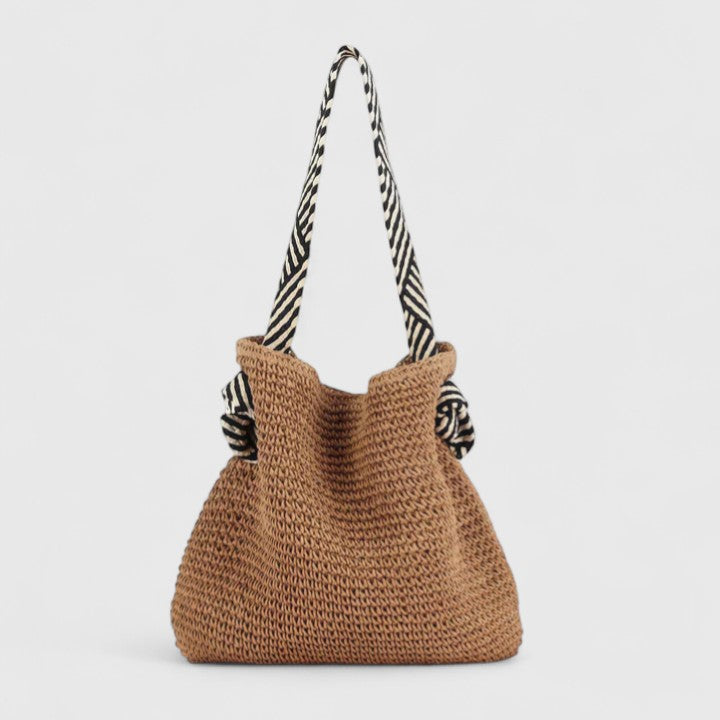 Solana Braided Straw Shoulder Bag