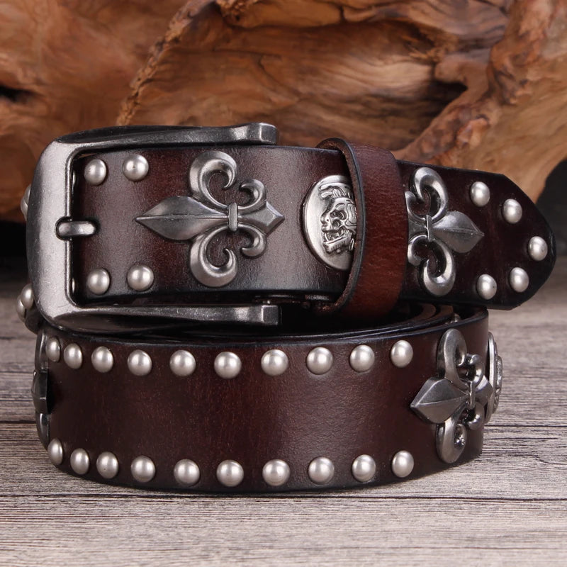 Ridgeway Top-Grain Leather Western Belt