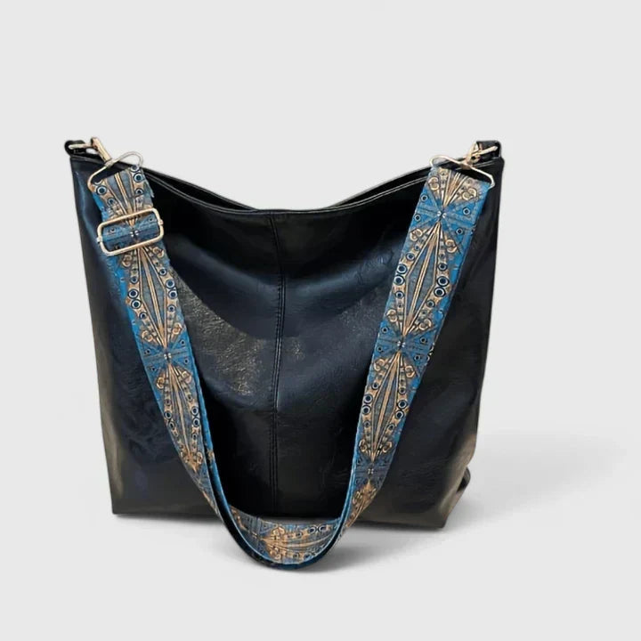 Capella Wide-Strap Shoulder Bag