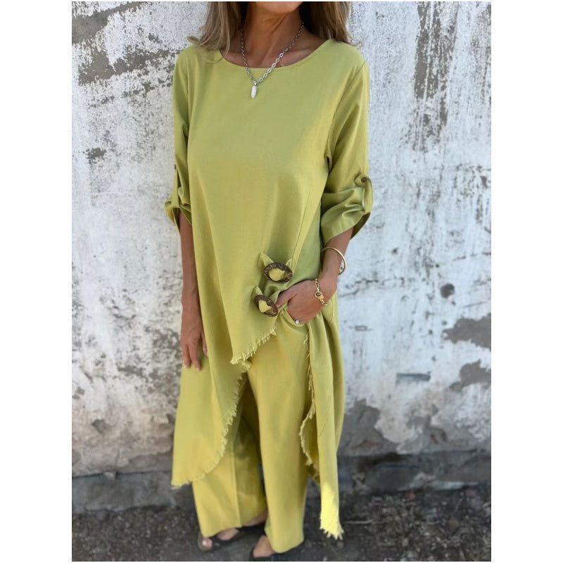 Refined Two-Piece Coordinated Ensemble Set