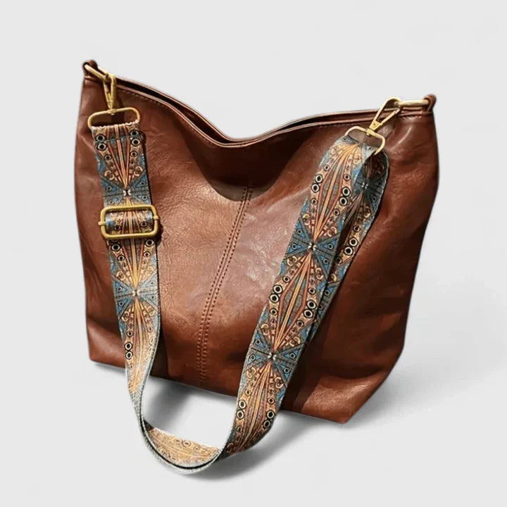 Capella Wide-Strap Shoulder Bag