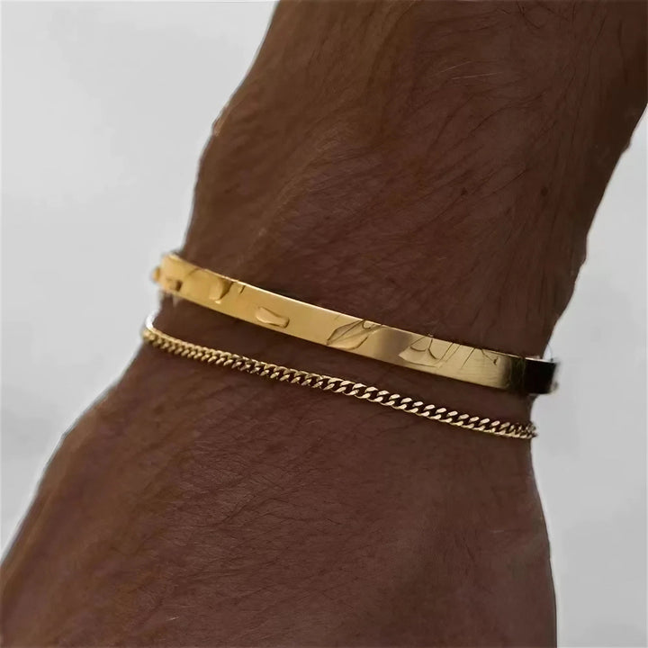 Delaney Stainless Steel Resizable Jewelry Set