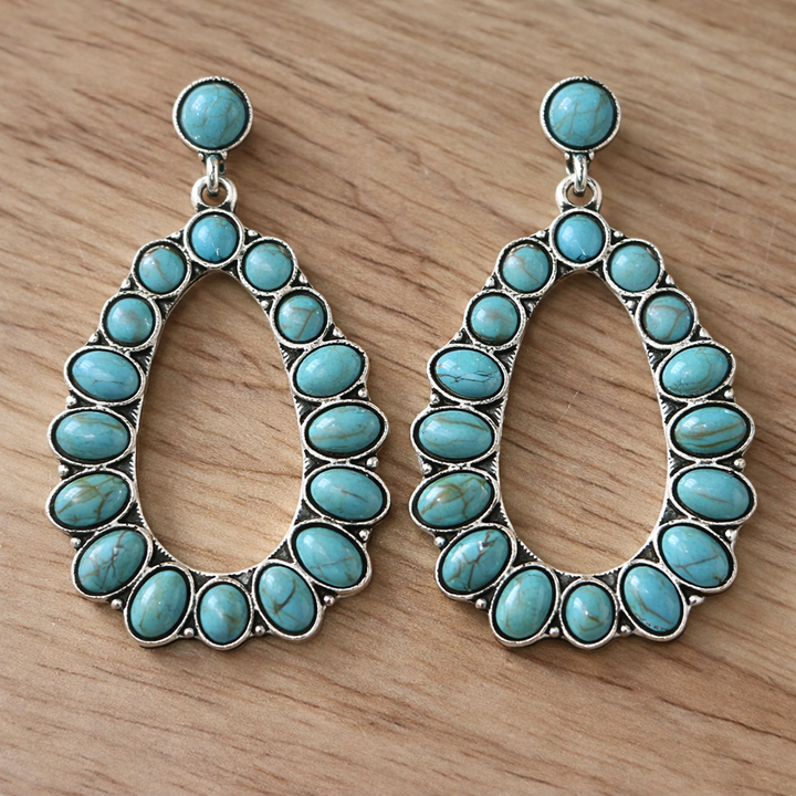Celestia Turquoise Drop Earrings