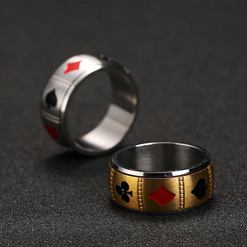 Gambit Stainless Steel Spinner Ring