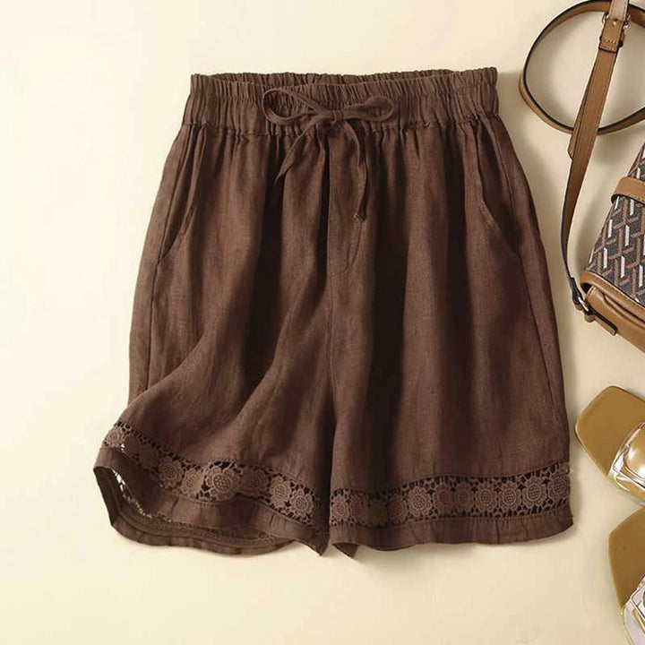 Blythe Relaxed Floral Embroidered Shorts