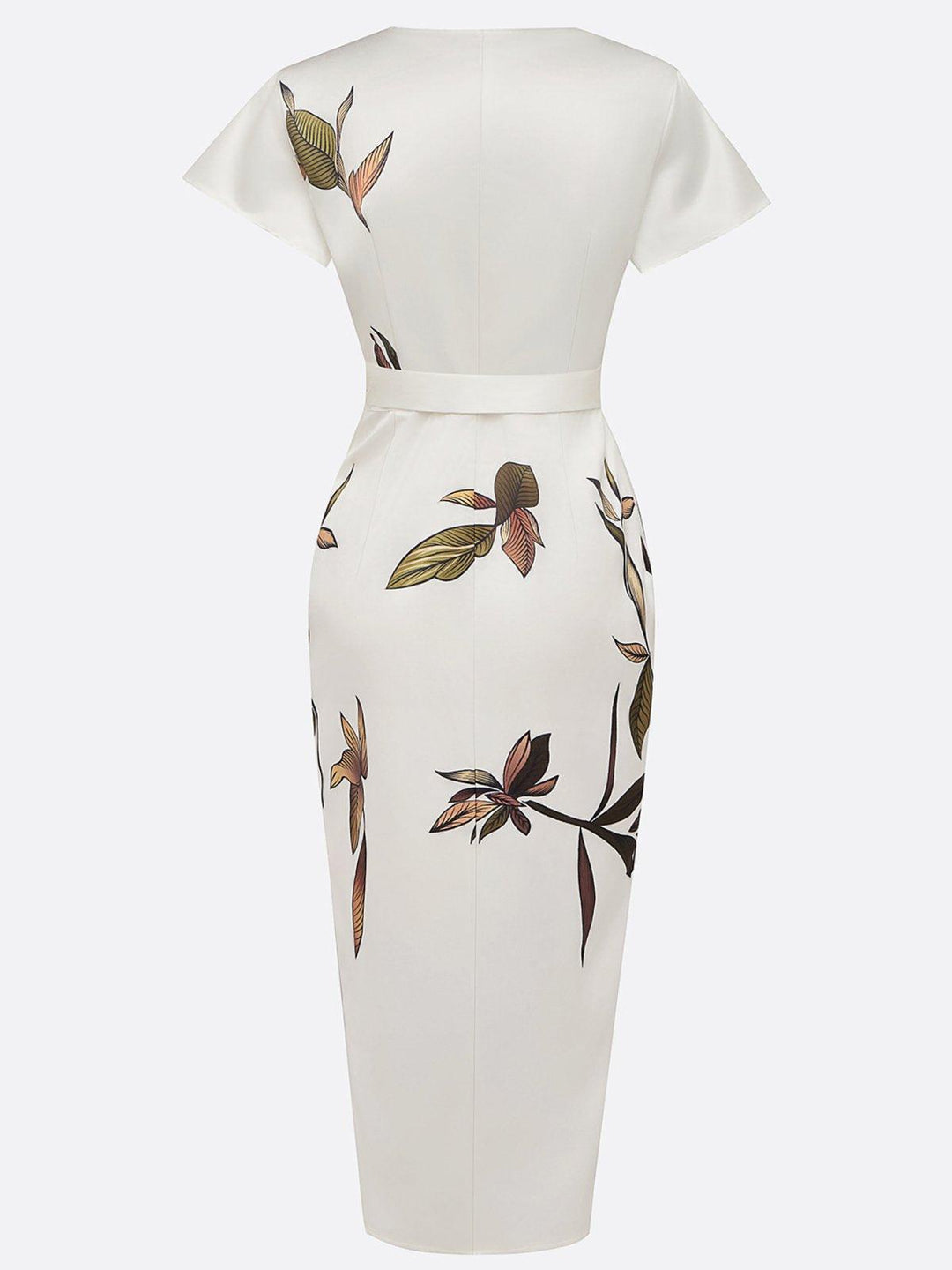 Callista Wrap Dress With Tie Belt