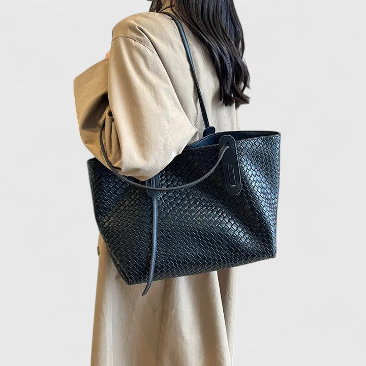 Astrid Woven Tote Bag