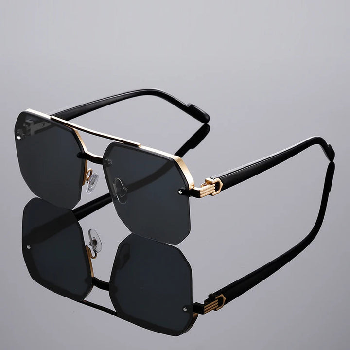 Nexus Rimless Geometric Sunglasses