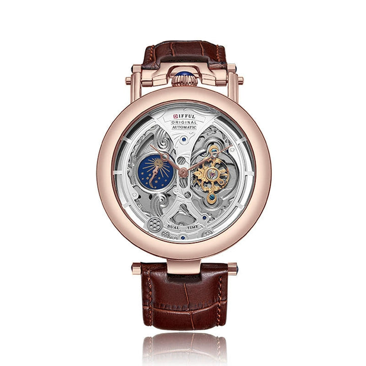 Hastings Skeleton Dial Moon-Phase Mechanical Watch