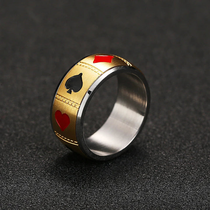 Gambit Stainless Steel Spinner Ring