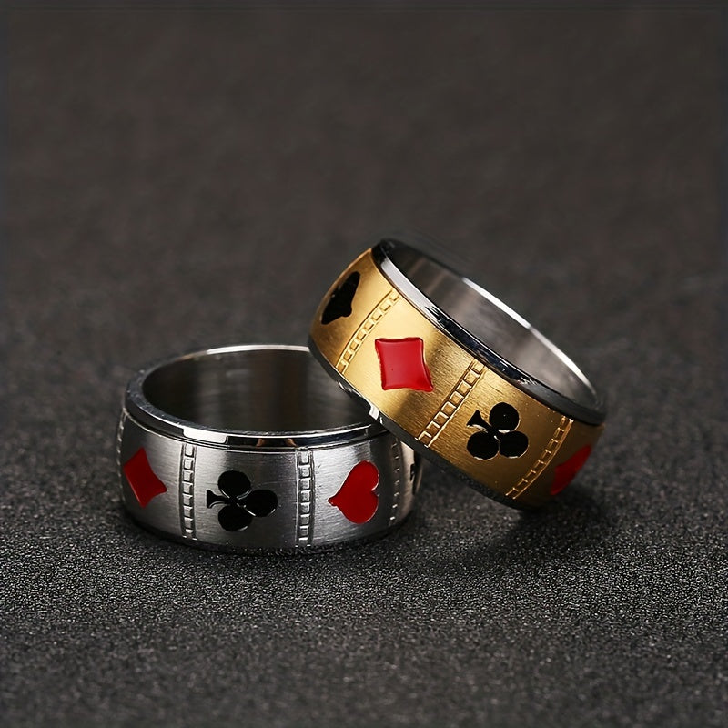 Gambit Stainless Steel Spinner Ring