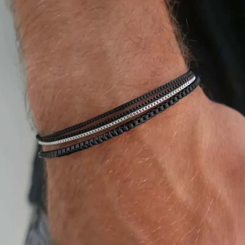 Hudson Steel Adjustable Bracelet