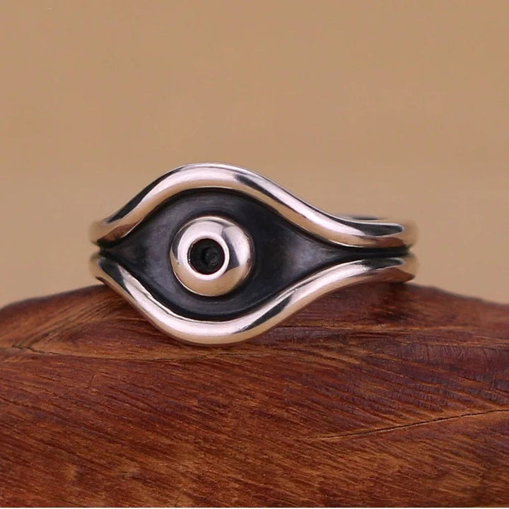 Mystique Adjustable Copper All-Seeing Eye Ring