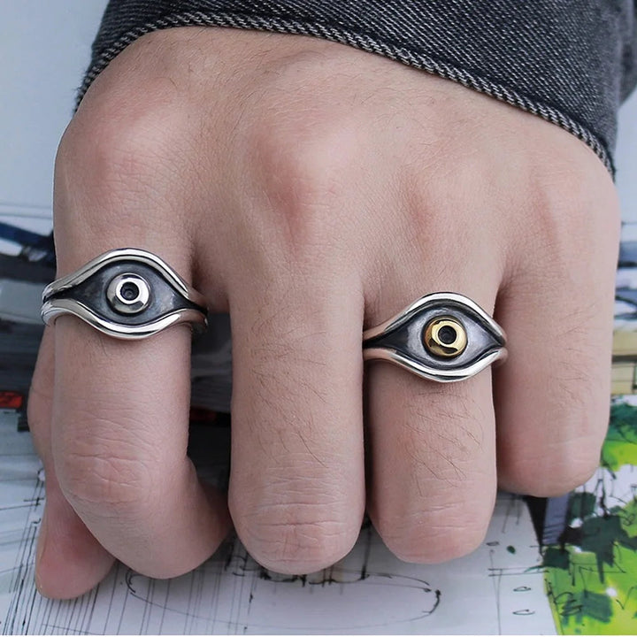 Mystique Adjustable Copper All-Seeing Eye Ring