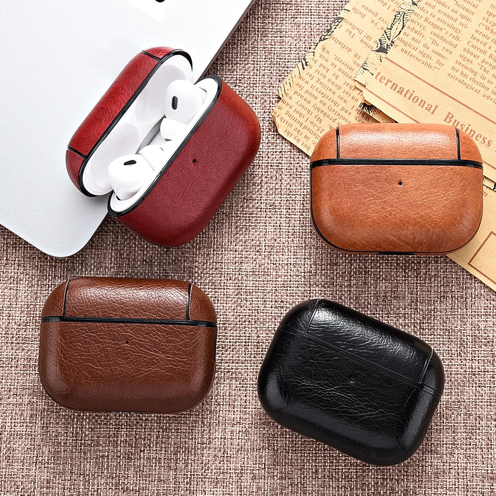 Halden Faux Leather AirPods Case