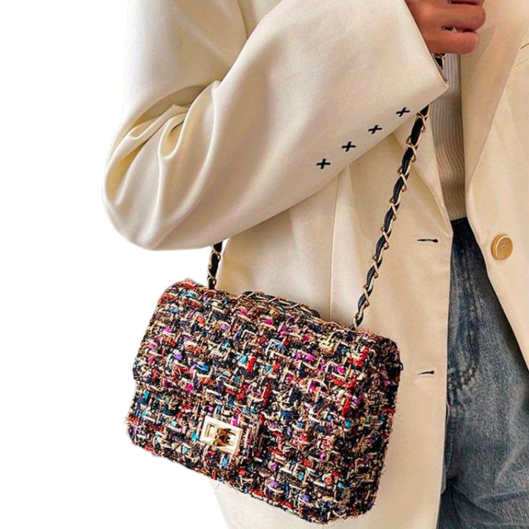 Vivienne Patterned Shoulder Bag