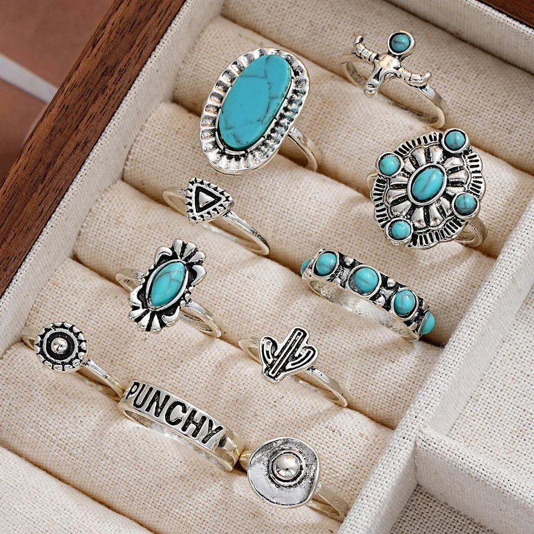Silverton 10-Piece Western Ring Set