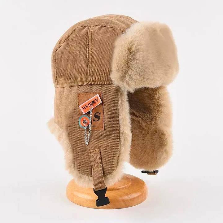 Frontier Faux Fur Lined Trapper Hat
