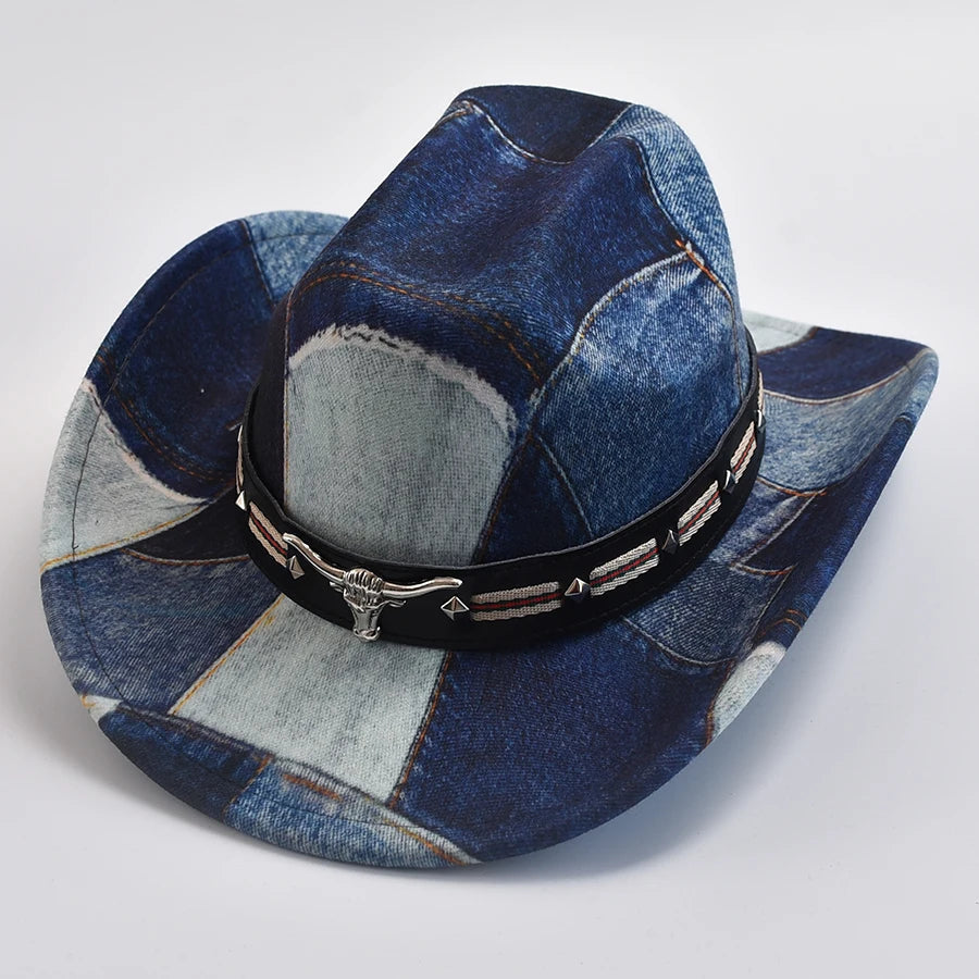 Benson Patchwork Cowboy Hat