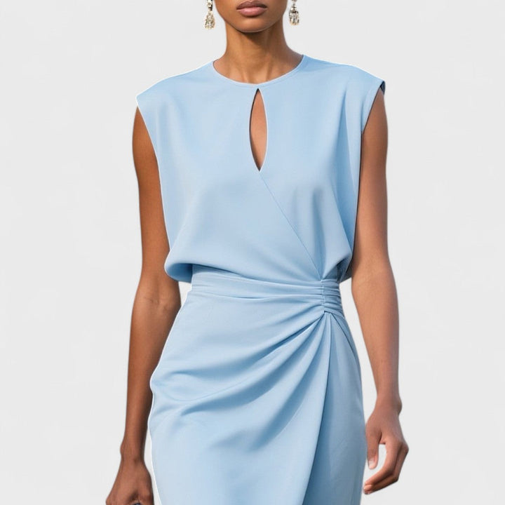 Mirev Fitted Midi Dress