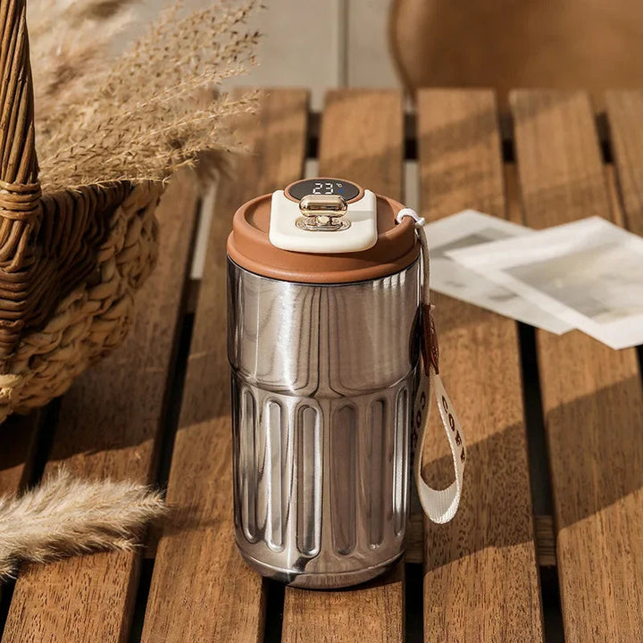 Thermo Smart Temperature Display Insulated Stainless Steel Water Bottle