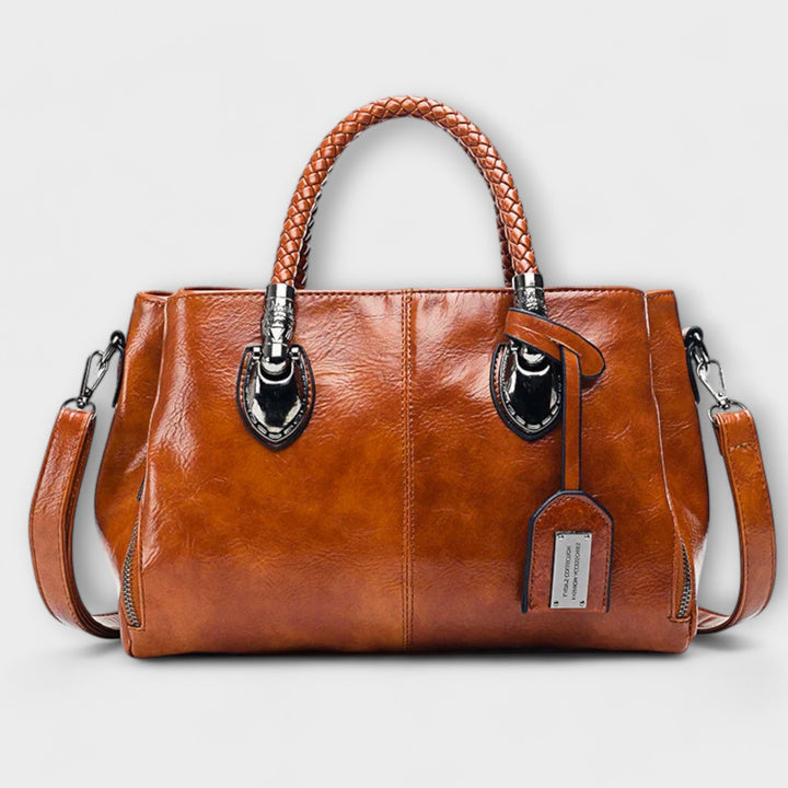 Marcella Braided Handle Handbag