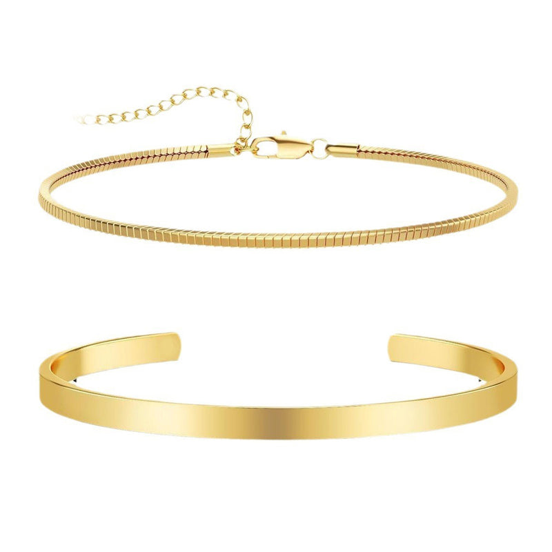 Delaney Stainless Steel Resizable Jewelry Set