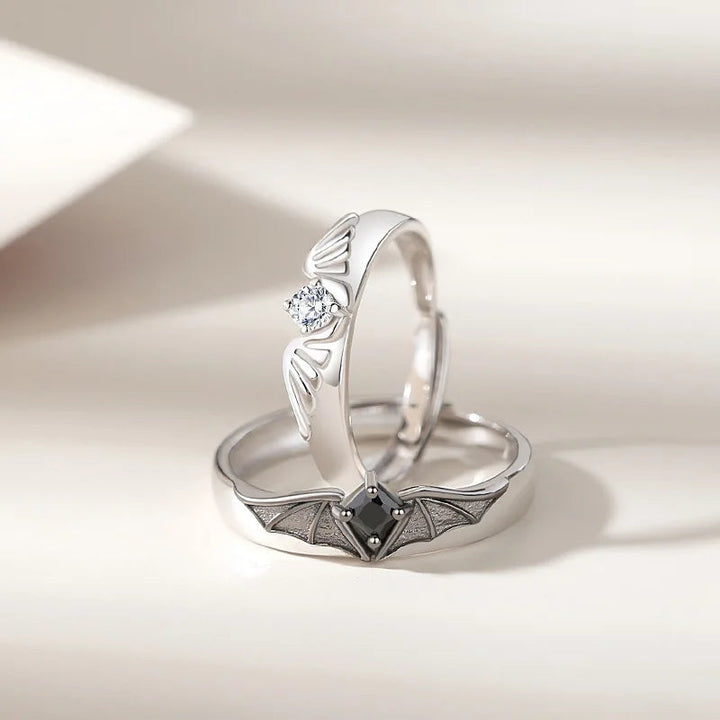 Celestial Adjustable Crystal Ring Set