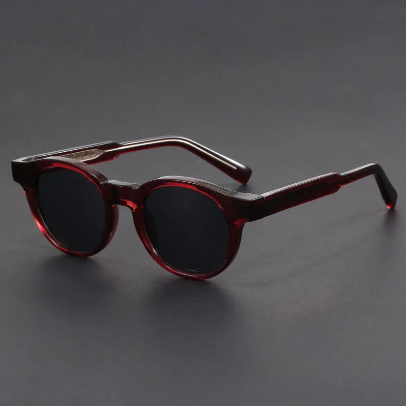 Hudson Retro Round UV Protection Sunglasses