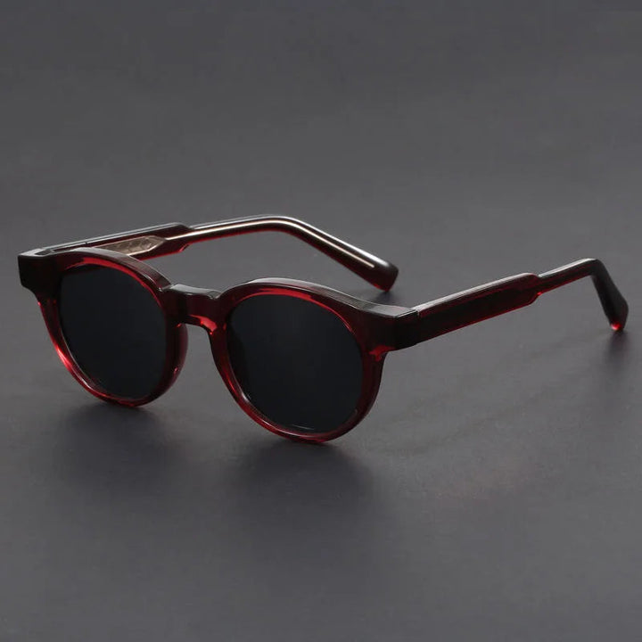 Hudson Retro Round UV Protection Sunglasses