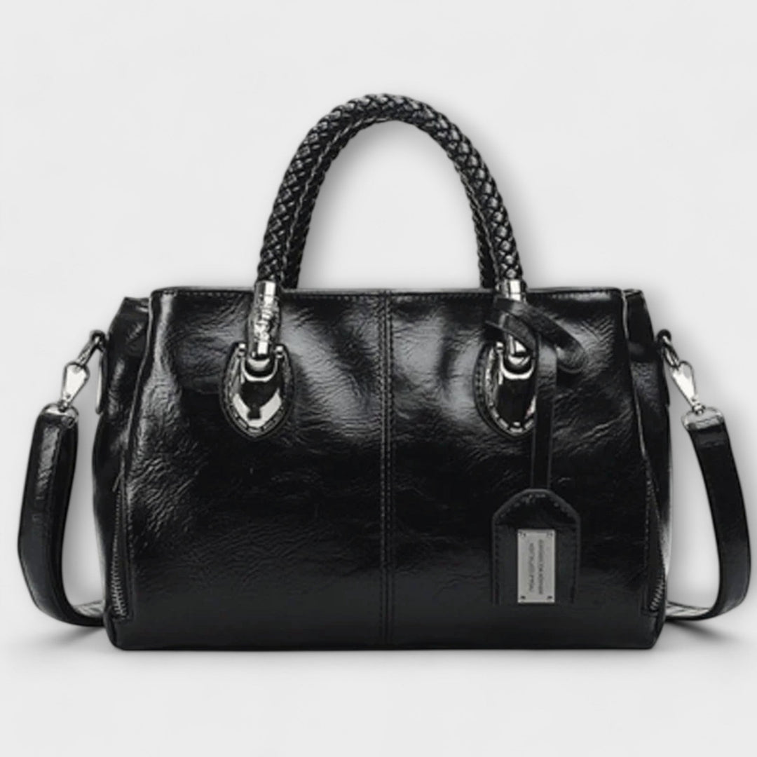 Marcella Braided Handle Handbag