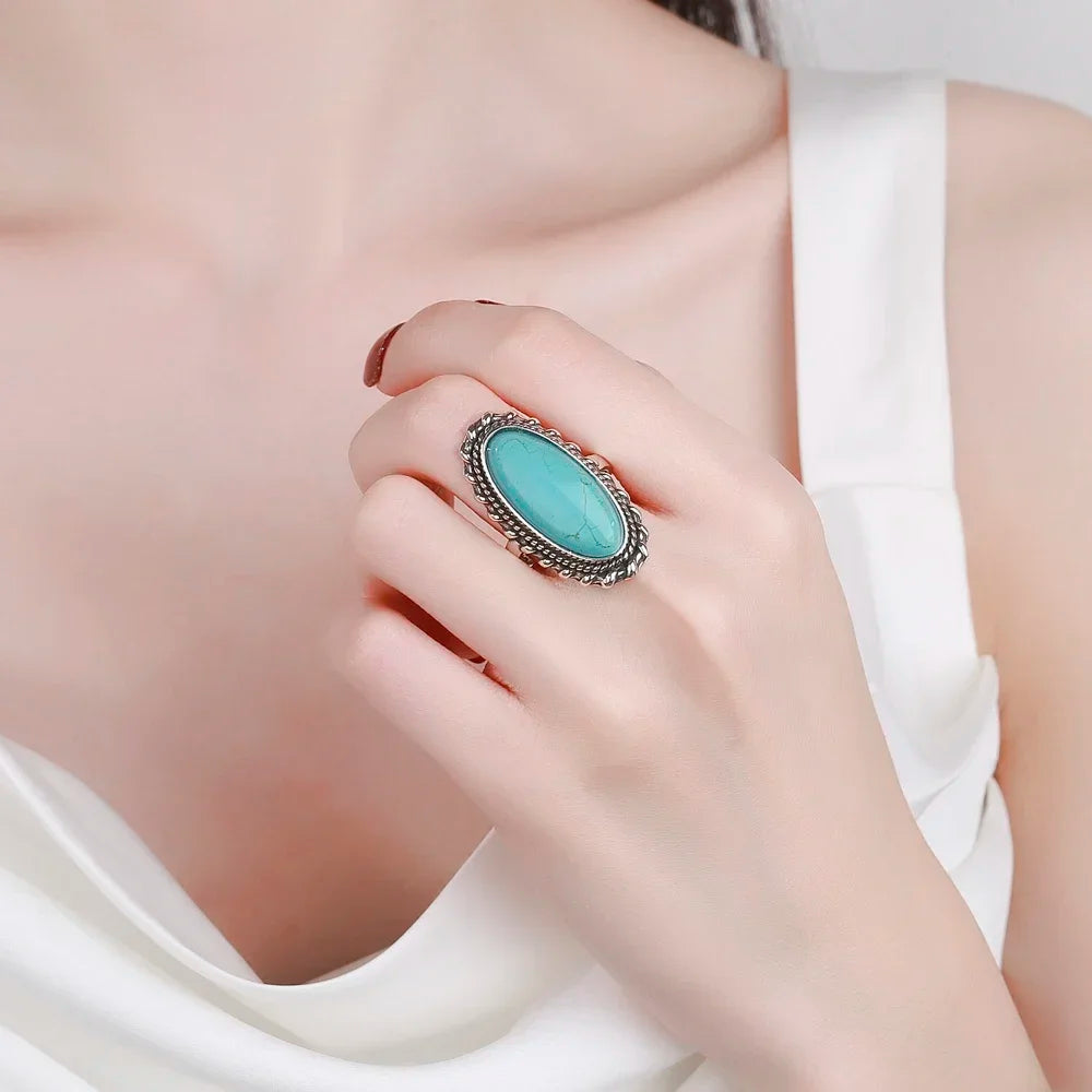 Azura Turquoise Stone Ring