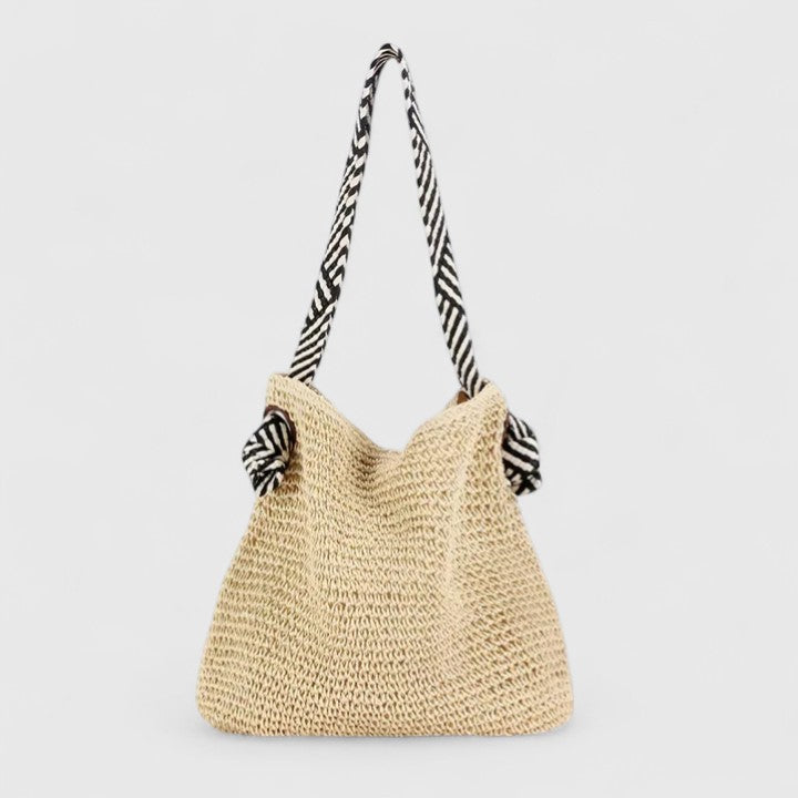 Solana Braided Straw Shoulder Bag