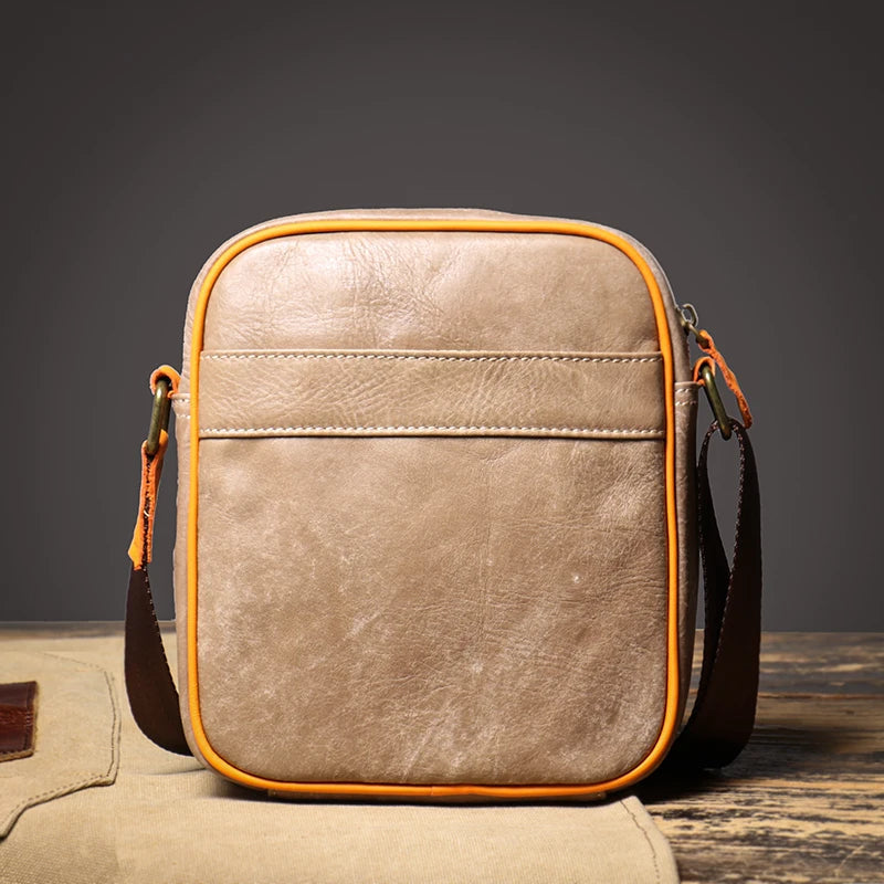 Hudson Genuine Leather Crossbody Bag