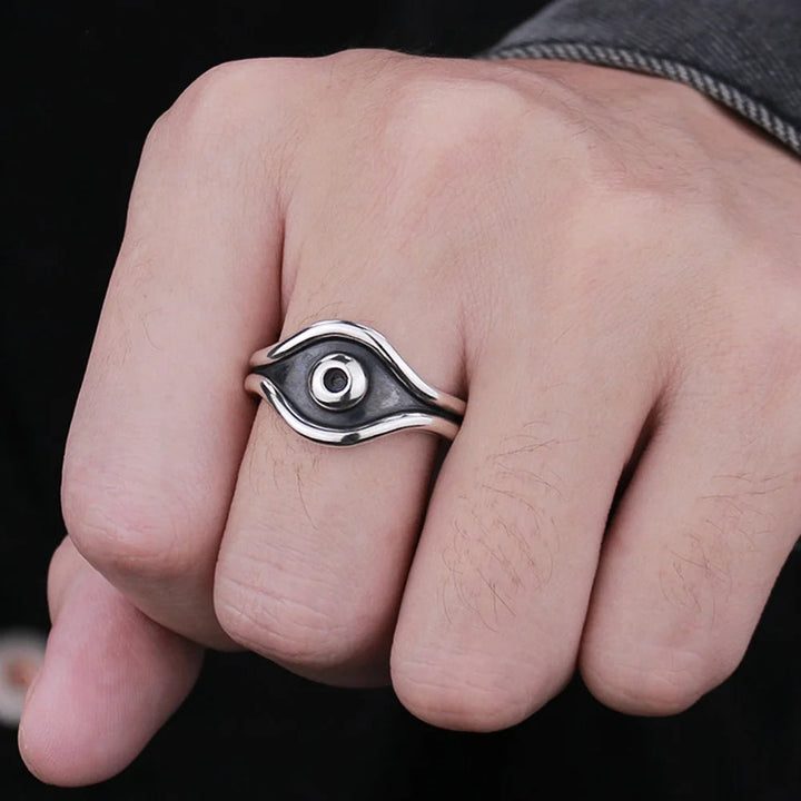 Mystique Adjustable Copper All-Seeing Eye Ring