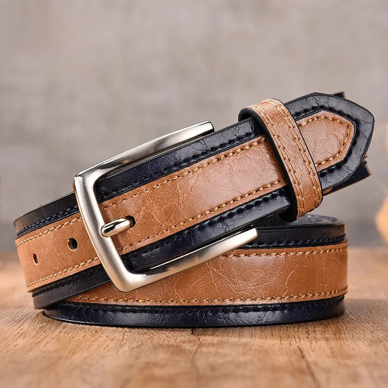 Dalton Two-Tone Buckle Belt
