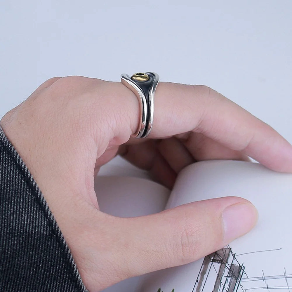Mystique Adjustable Copper All-Seeing Eye Ring