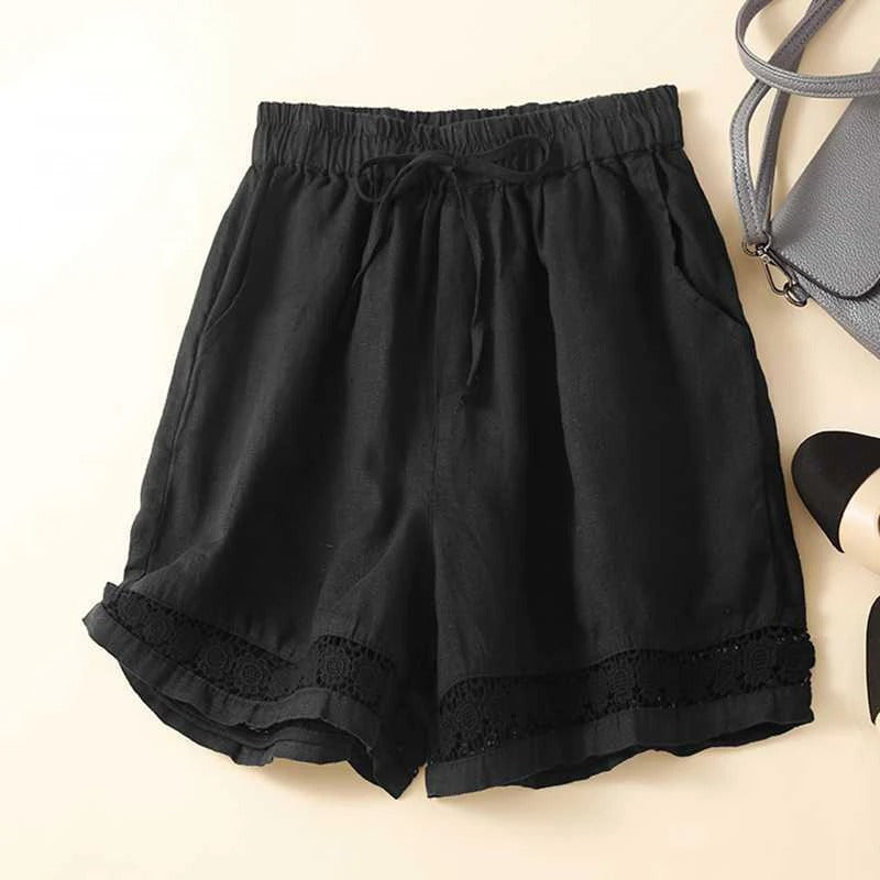 Blythe Relaxed Floral Embroidered Shorts