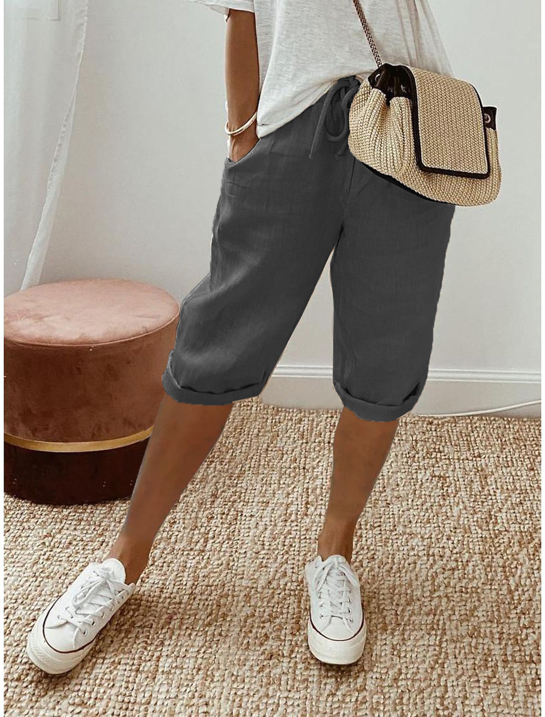 Brinley Lightweight Capri Pants