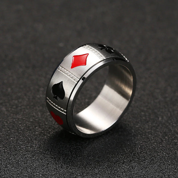 Gambit Stainless Steel Spinner Ring