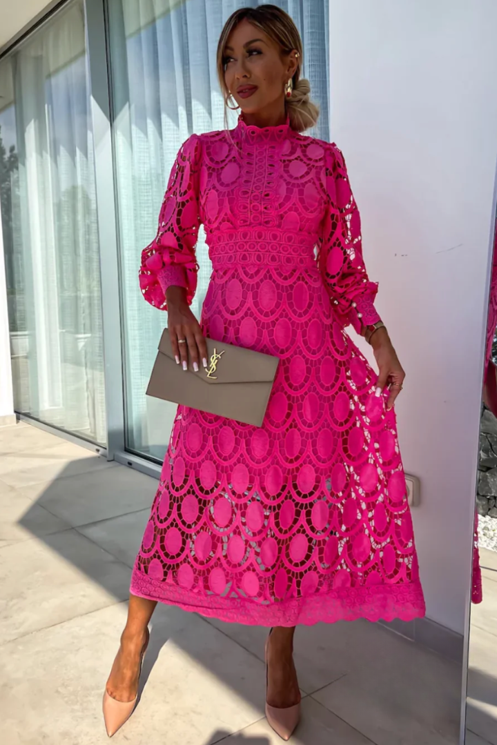 Bellaire Lace Midi Dress