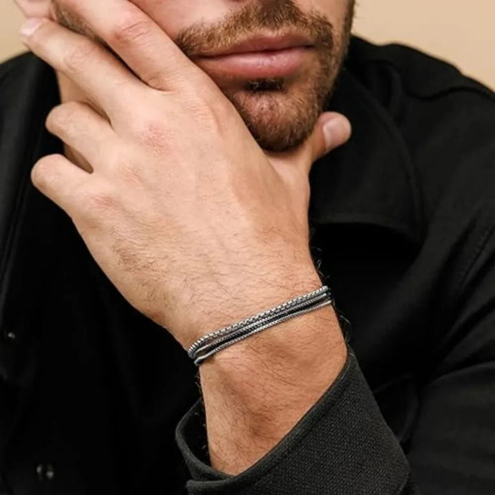 Hudson Steel Adjustable Bracelet
