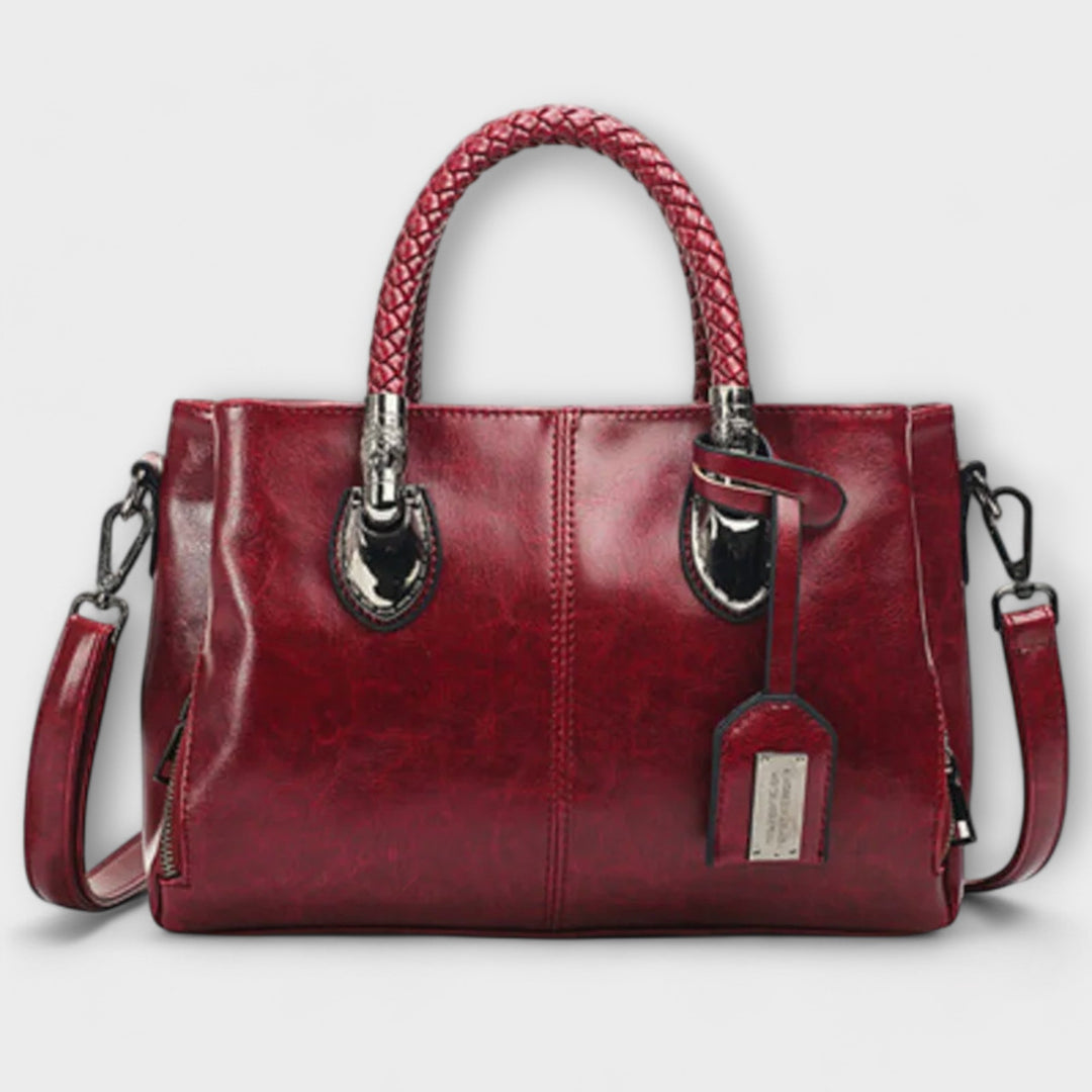 Marcella Braided Handle Handbag